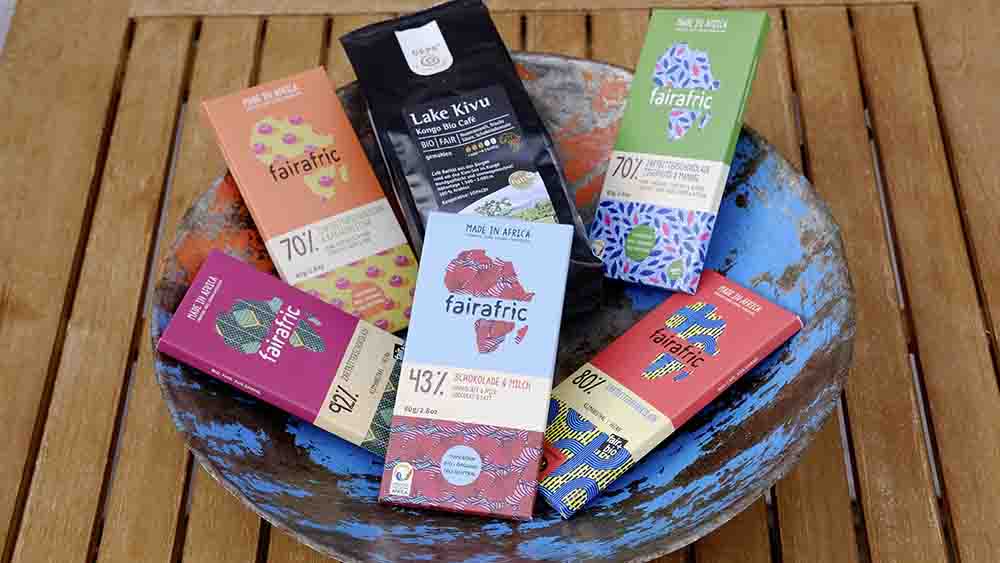 Ein Klassiker: Schokolade aus Afrika im Wetladen