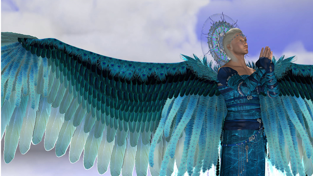 Erzengel Michael als Kunstform