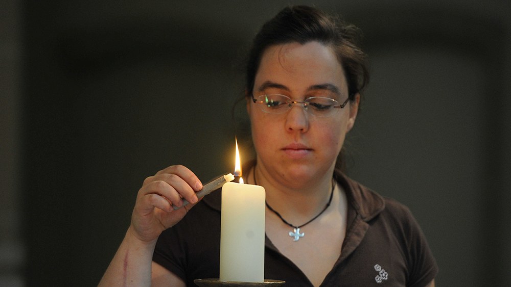 Im Rahmen einer geistlichen Begleitung kann auch eine Kerze angezündet werden