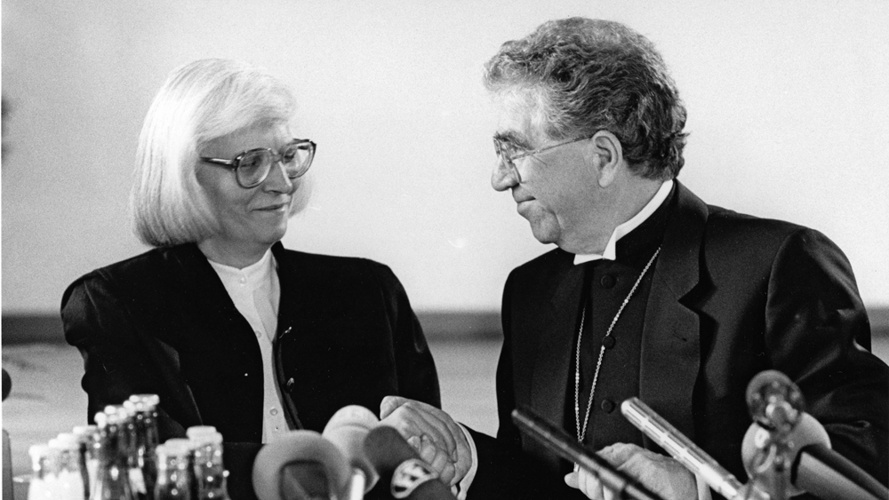 Erste gemeinsame Synode der Kirchen 1991 mit Martin Kruse und Rosemarie Czynkiewicz
