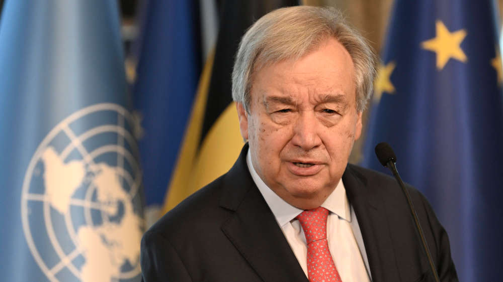 Die humanitäre Lage im Gazastreifen ist laut UN-Generalsekretär Guterres in Gefahr