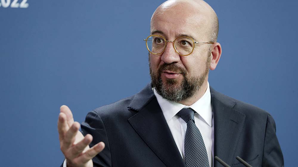 EU-Ratspräsident Charles Michel sieht die Ukraine perspektivisch in der EU