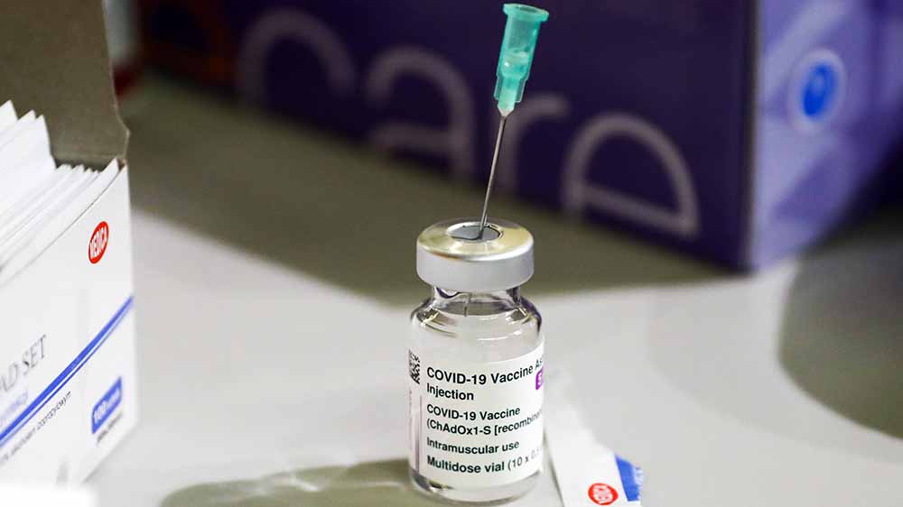 Eine Dosis Impfstoff gegen das Coronavirus