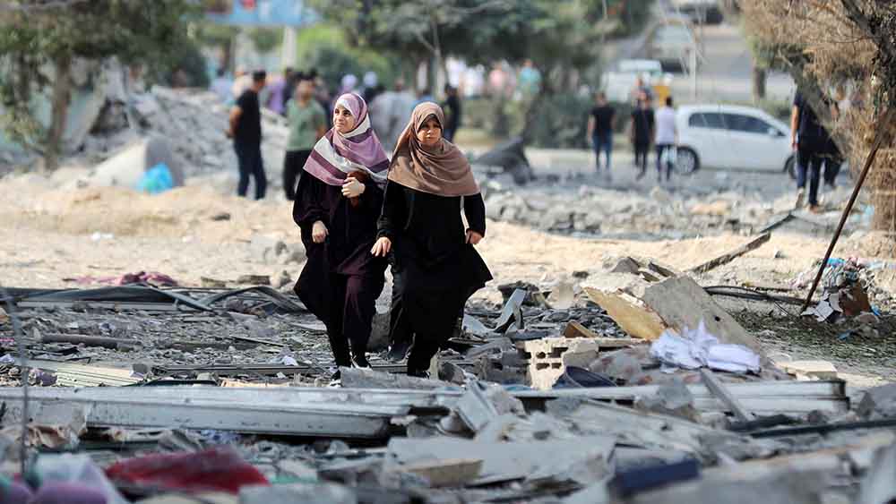 Die Zerstörungen sind groß im Gaza-Streifen