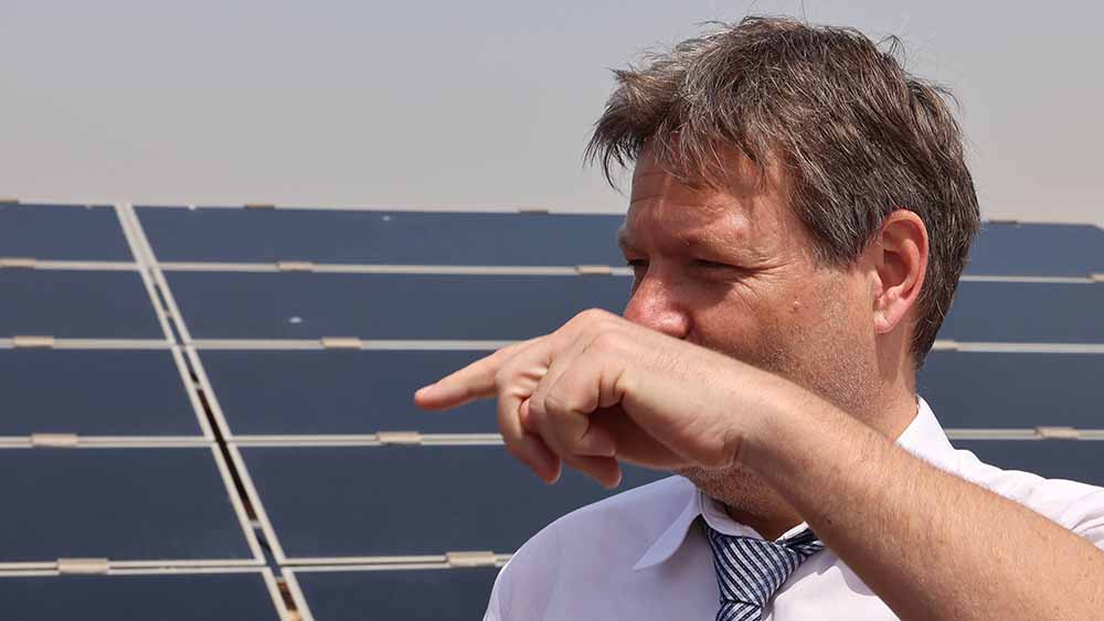 Mehr Solaranlagen wünscht sich Klimaschutzminister Robert Habeck