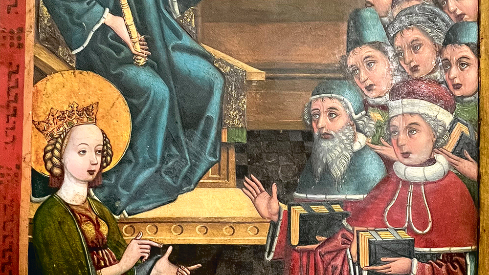 Detail aus Katharinenaltar in brandenburg an der Havel