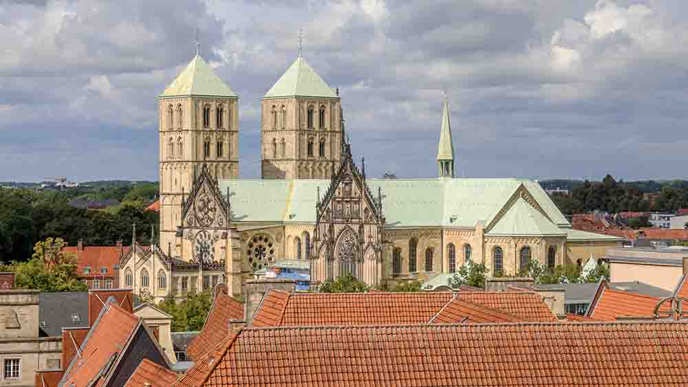 Blick auf den St.-Paulus-Dom in Münster