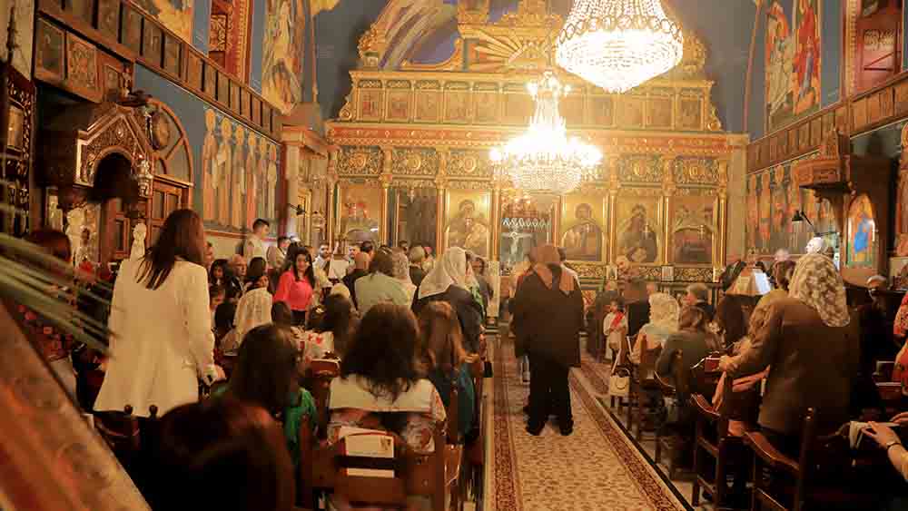 Vor dem Beschuss war die Kirche ein beliebter Treffpunkt