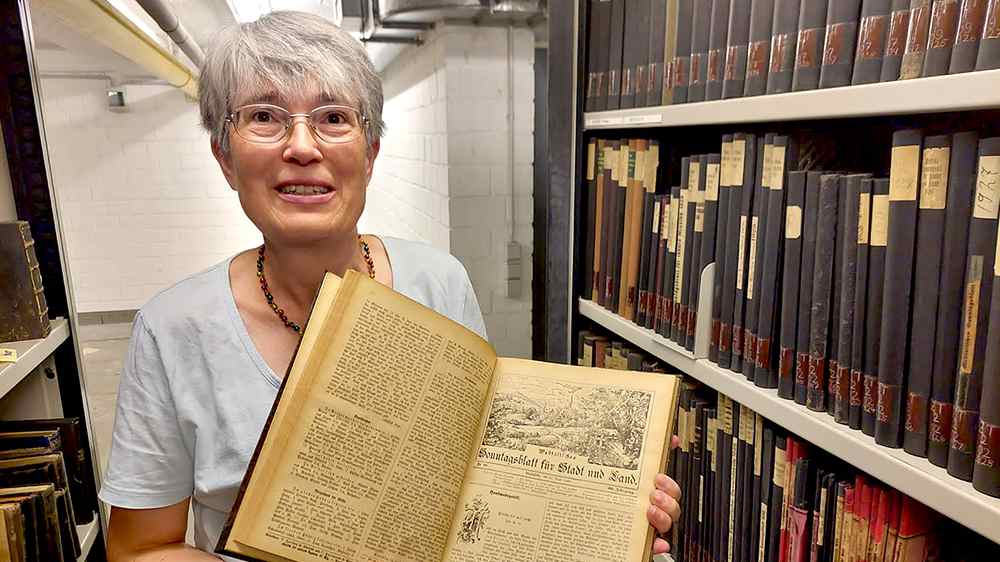 Antje Lehmann entdeckte alte Schätze in ihr unbekannten Räumen