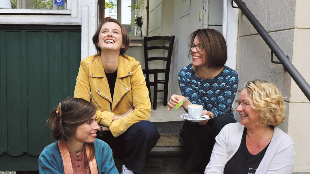 Team Kultur Büro Elisabeth Alexis Hymann Wolf, >Mirjam Wulff, Thekla Wolff, ISabel Schubert (v.l.n.re.)