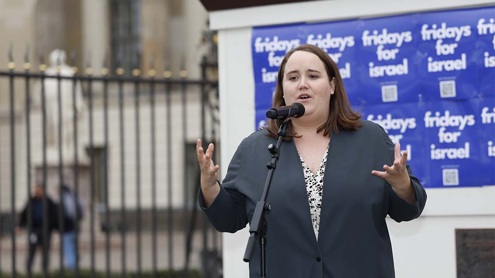 Ricarda Lang war auch dabei. Die vor wenigen Wochen gegründete Initiative „Fridays for Israel“ hatte zur Demo eingeladen