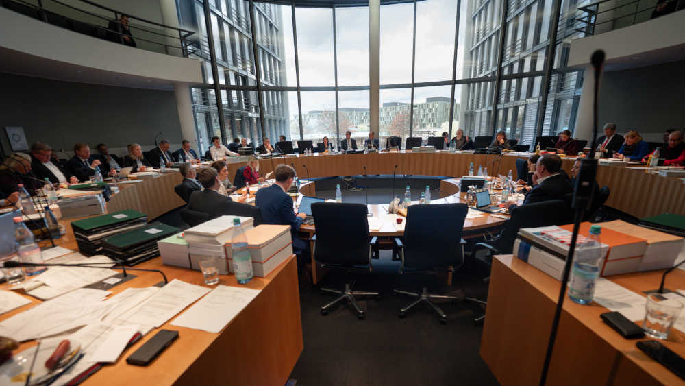 Haushaltsausschuss nach der Entscheidung des Bundesverfassungsgericht im Deutschen Bundestag