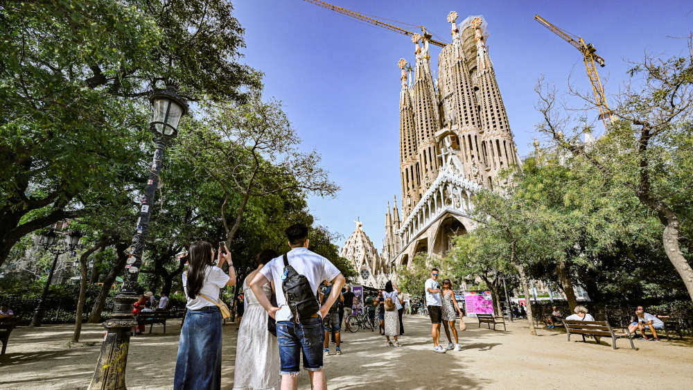 Zwei Türme der Sagrada Família wurden 2023 eingeweiht