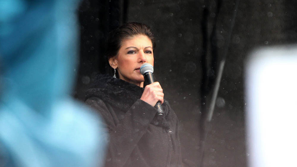 Sahra Wagenknecht will am Samstag auf einer Demo in Berlin sprechen