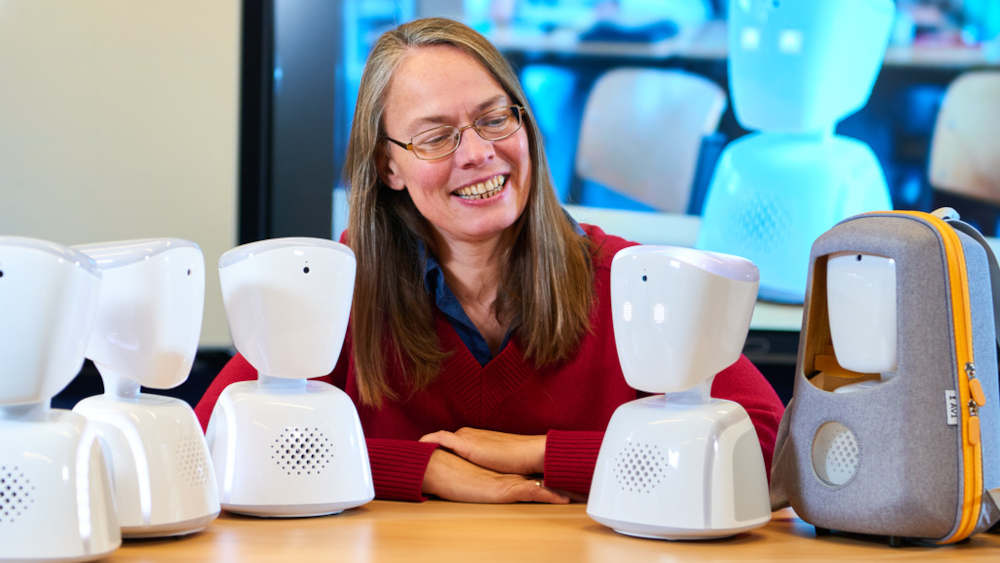 Image - Roboter vertreten schwerkranke Kinder in der Schule