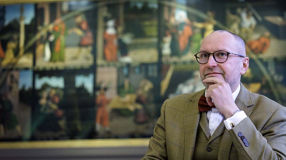 Museumsdirektor Direktor Thomas T. Müller freut sich auf die Ausstellung