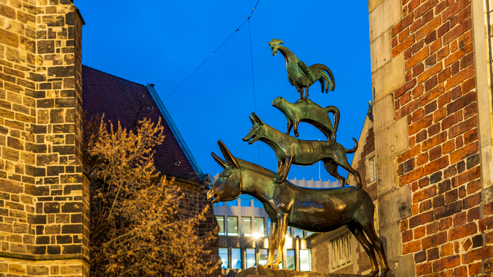 Denkmal Bremer Stadtmusikanten in Bremen