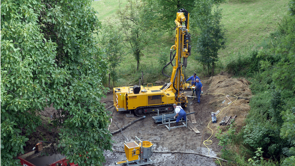 Erdwärmebohrung Beispiel aus dem Jahr 2008