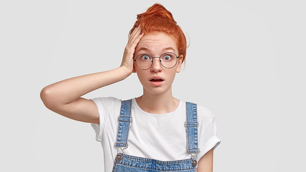 Manchmal packt man sich an den Kopf, wo man genauso gut über sich selbst lachen könnte