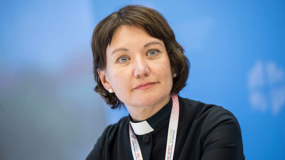 Die Generalsekretärin des Lutherischen Weltbundes (LWB), Anne Burghardt