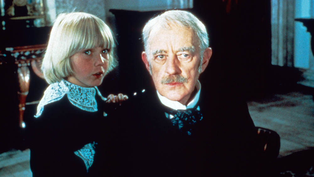 Alec Guinness als Graf von Dorincourt mit Rick Schroder als Ceddie Errol