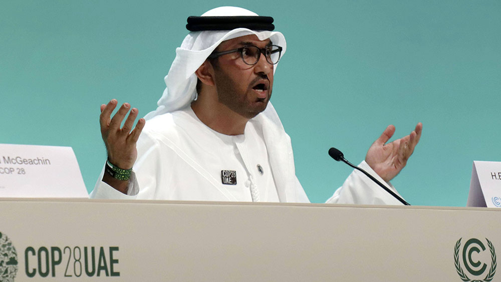 In der Kritik: Konferenz-Präsident Sultan al-Dschaber