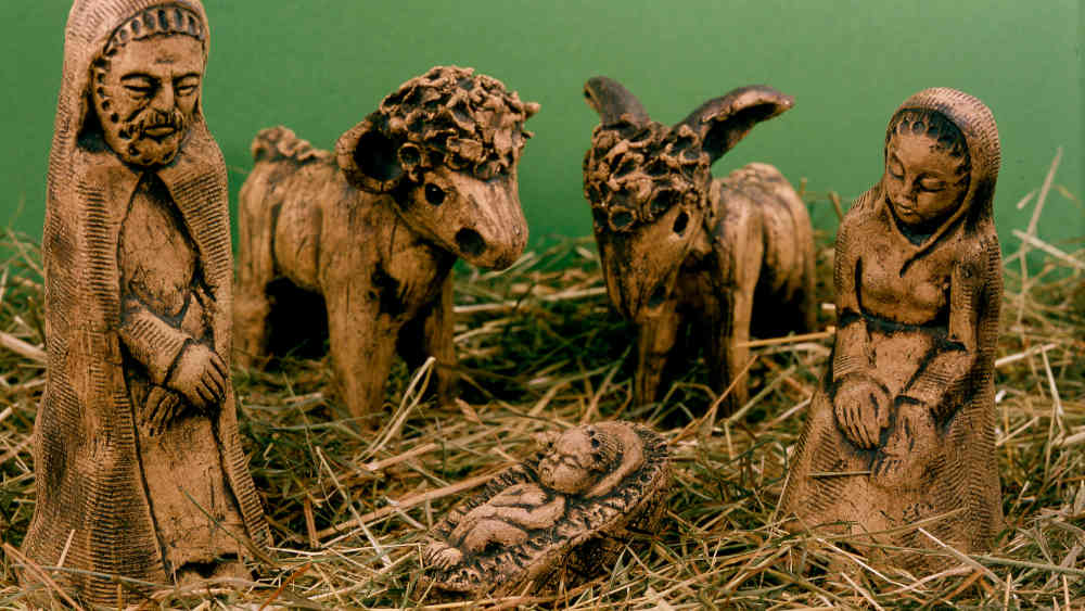 Bereits im 7. Jahrhundert tauchten auch Ochs und Esel bei Jesu Geburt auf