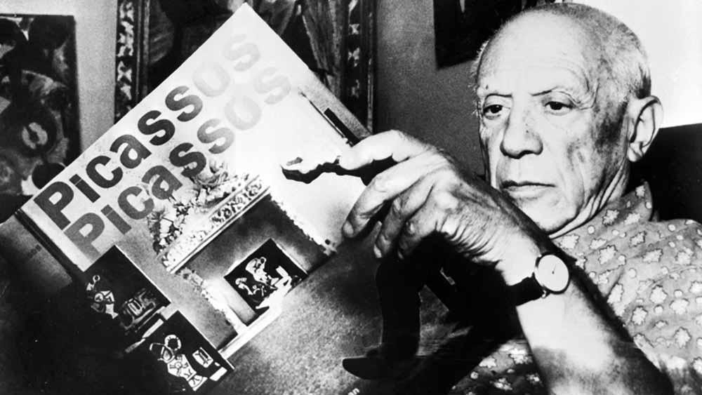 Pablo Picasso, hier im Oktober 1961, machte die Taube zum Friedenssymbol