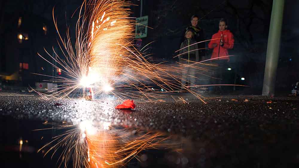 Feuerwerk und Böllerei wird immer beliebter