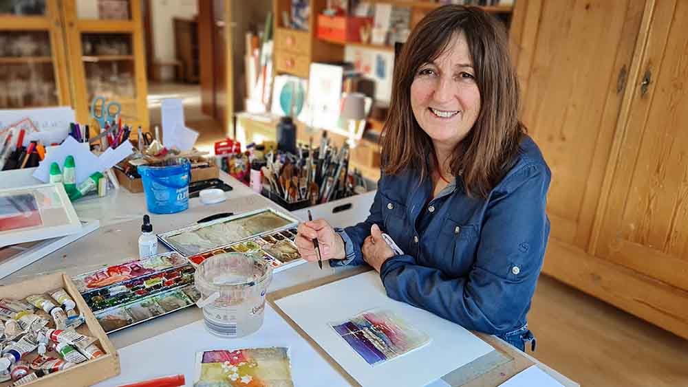 Image - Wie Stefanie Bahlinger die Jahreslosung 2024 gemalt hat