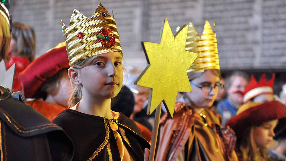 Ende Dezember ziehen die Sternsinger wieder los