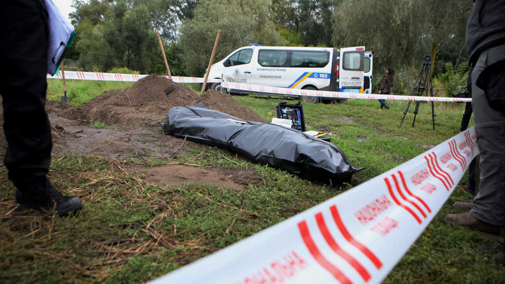 Getöteter Zivilist in der Ukraine