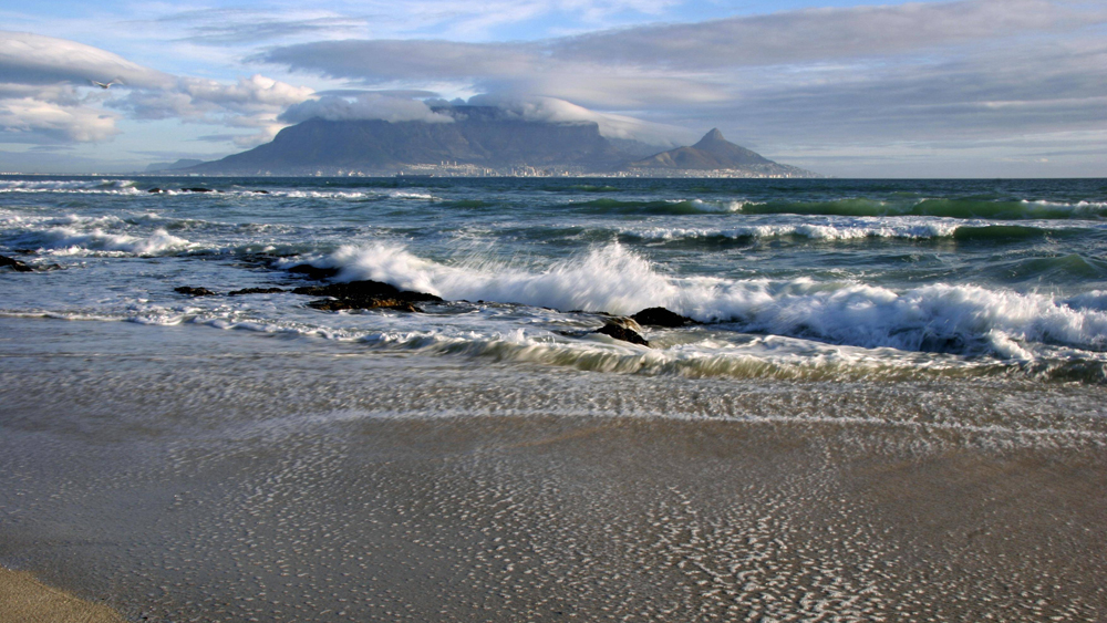 Tafelberg von Kapstadt in Südafrika
