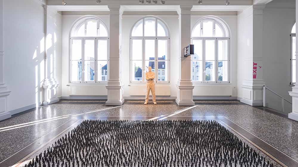 Blick in die Ausstellung im Felix-Nussbaum-Haus in Osnabrück