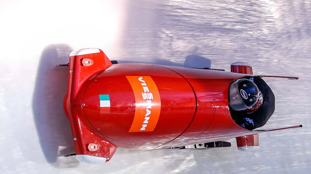 So rasen Sophies erwachsene Kollegen durch den Eiskanal