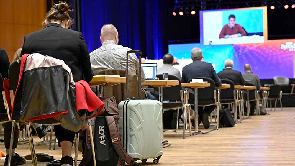 Die EKD-Synode tagt in der Regel einmal im Jahr, hier im November 2023 in Ulm