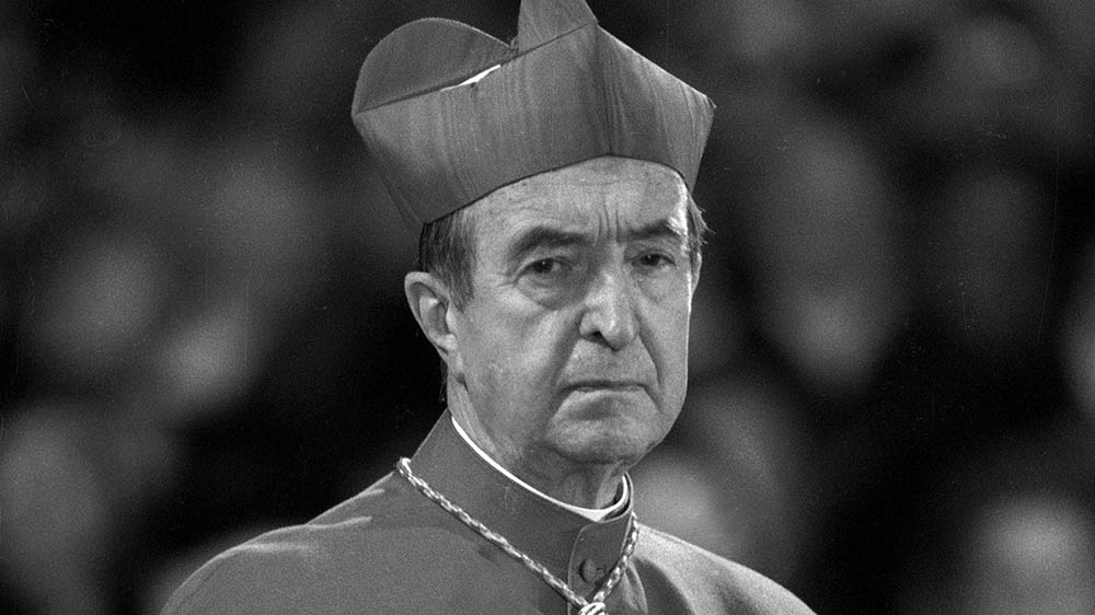 Gegen Kardinal Hengsbach, hier im Februar 1989, gibt es schwere Missbrauchsvorwürfe