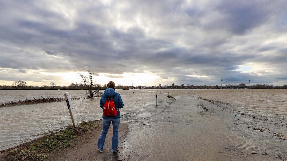 Das Hochwasser in Niedersachsen macht einige Menschen obdachlos