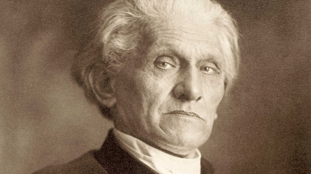 Der Dichter Stefan George im Alter von 60 Jahren (Foto von 1928)