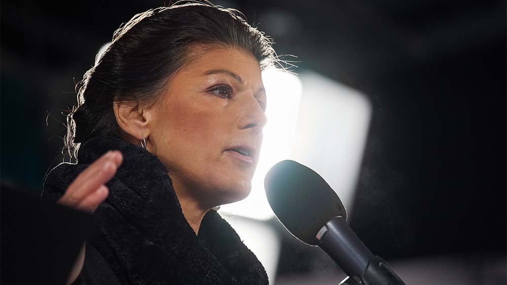 Beim Neujahrsgottesdienst der evangelischen Johannes-der-Täufer-Kirchengemeinde in Hannover-Wettbergen war nicht jeder begeistert von Sahra Wagenknecht (Archivbild)