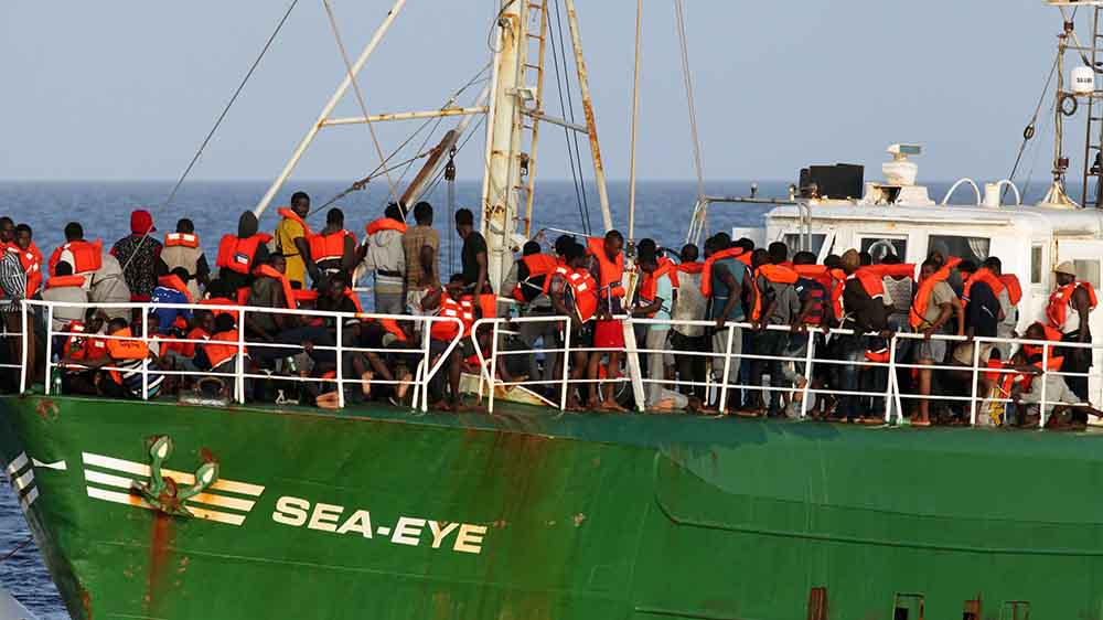 Das erste Rettungsschiff von Sea-Eye, hier bei einem Einsatz im Oktober 2016, soll zu einem Lernort werden