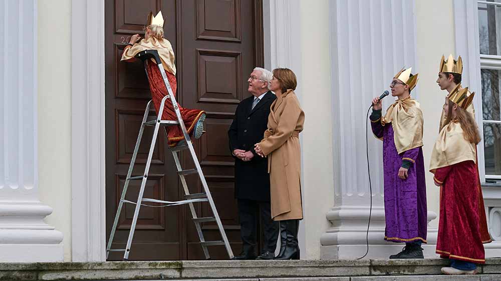 Image - Bundespräsident Steinmeier empfängt Sternsinger