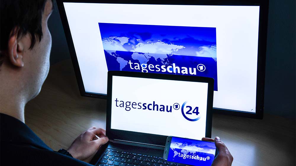 Das Nachrichtenangebot von Tagesschau24 war um eine abendliche Sendestrecke zwischen den „Tagesthemen“ und der ersten Nachtausgabe der „Tagesschau“ erweitert worden (Symbolbild)