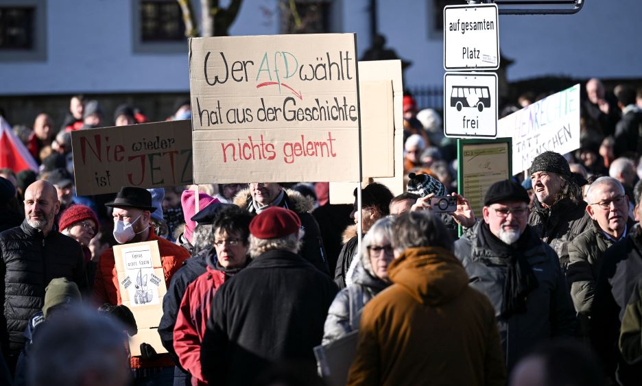 Demonstration in Rottenburg/Tübingen am 24.1.2024 
