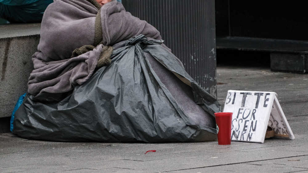 Wohnungslose Menschen haben es im Winter besonders schwer 