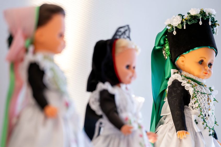 Puppen in sorbischer Tracht im Museum Bautzen