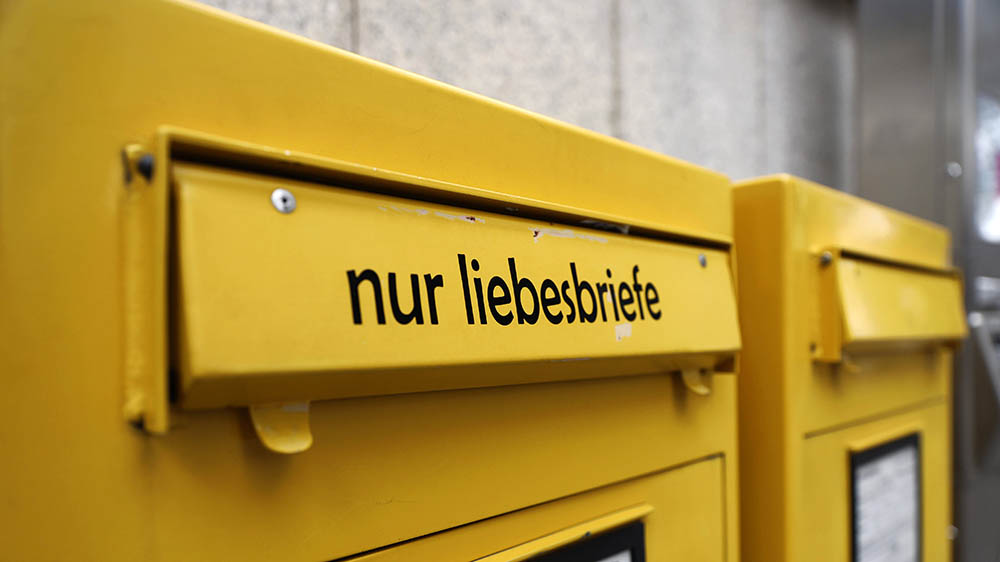 Wollen wir hoffen, dass dieser Briefkasten reichlich gefüllt wird