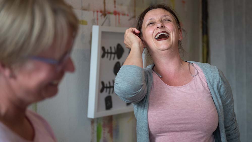 Lachen tut gut! Zum Beispiel beim Lachyoga