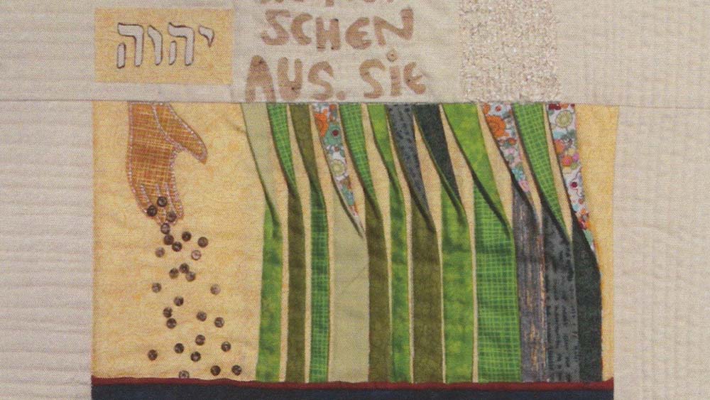 Ausschnitt aus einem der gezeigten Quilts