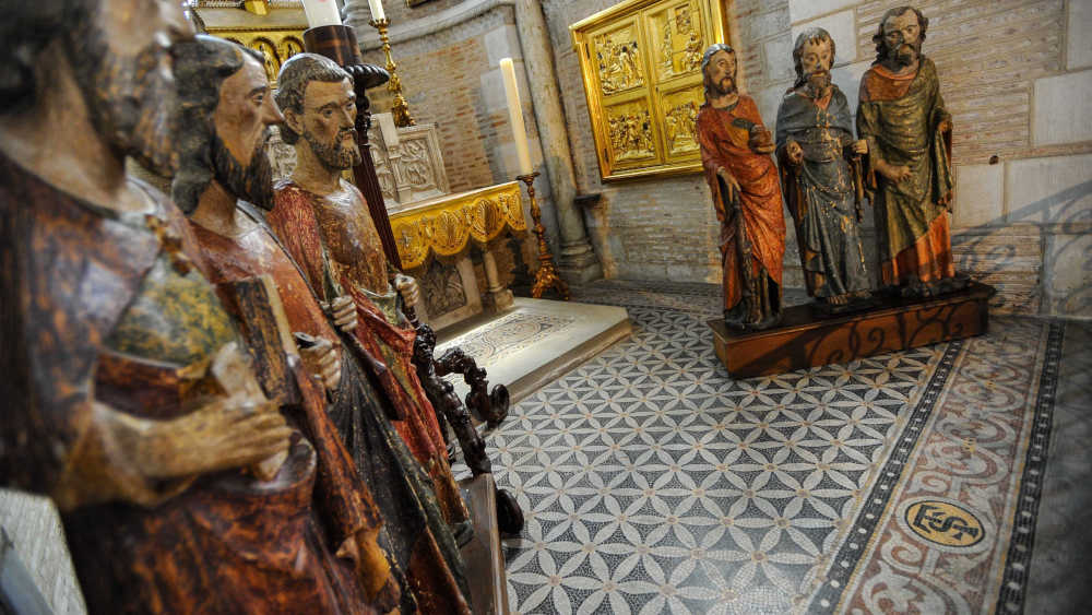 Wappen von Thomas von Aquin in der Basilika Saint-Sernin in Toulouse